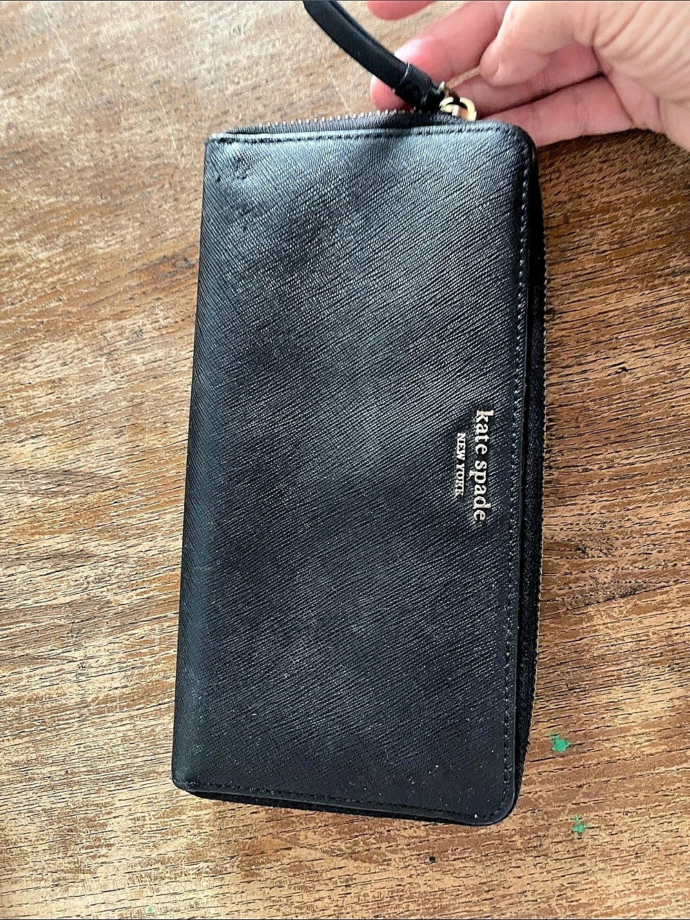 kate spade Staci Large Continental Wallet Black